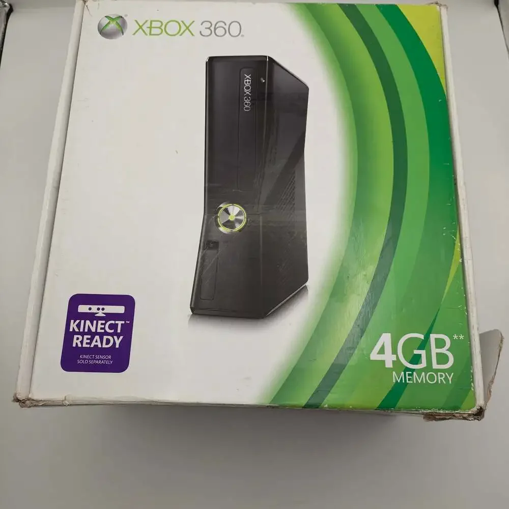 BOX ONLY! Microsoft Xbox 360 Matte Black Console Original NO CONSOLE
